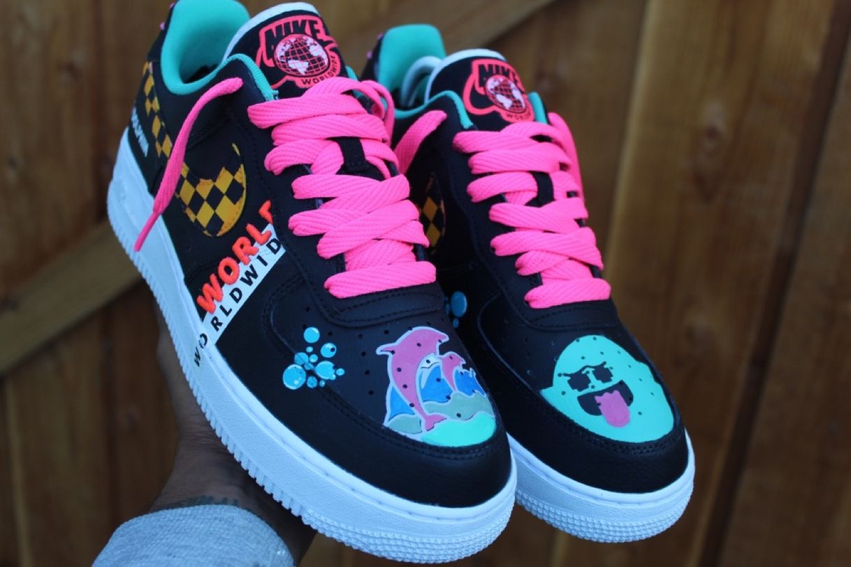 Moda Pink Dolphin Air Force 1 