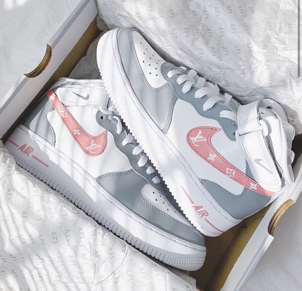 Moda Custom air force 1 mid sneakers