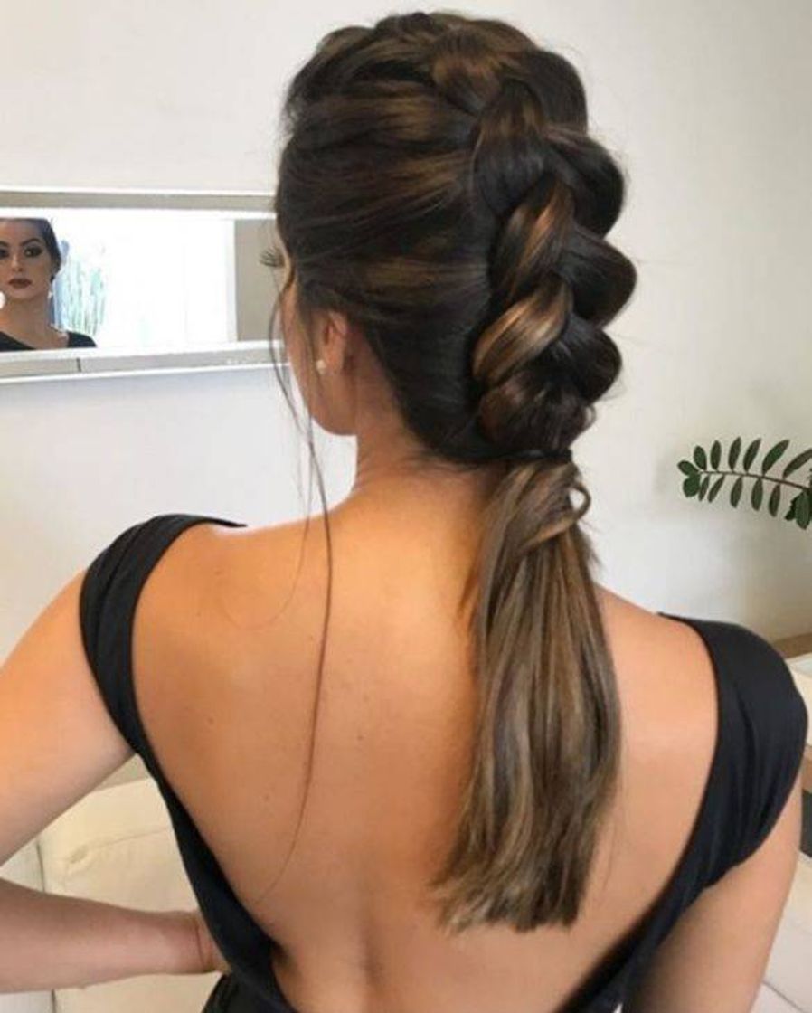 Fashion Penteado com trança 