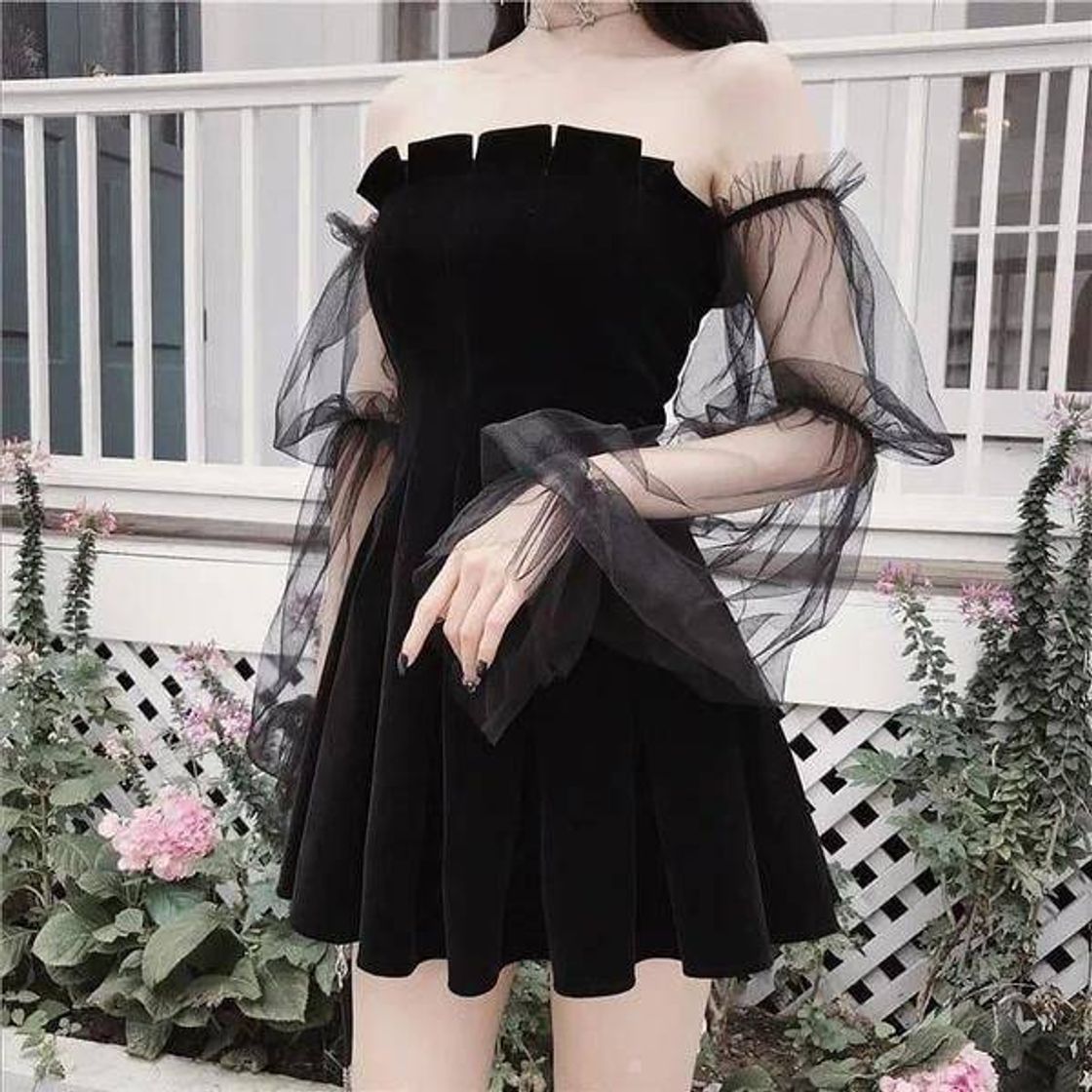 Moda Vestido baddie 🖤☠️