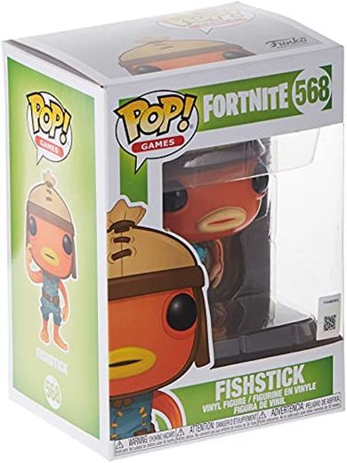 Funko- Pop Games: Fortnite-Fishstick Figure, Multicolor, Talla Única