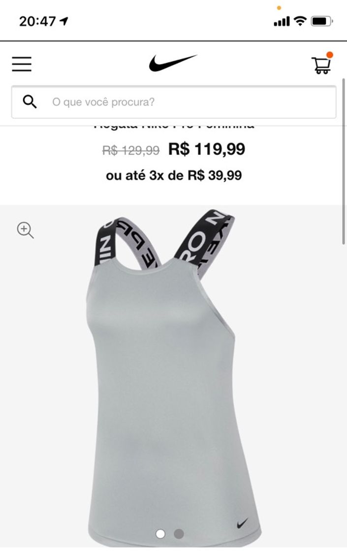 Fashion Regata Nike Pro Feminina