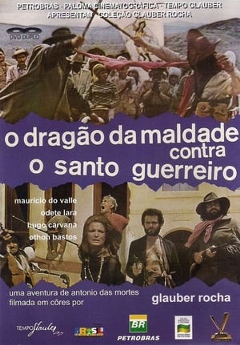 El dragón de la maldad contra el santo guerrero
