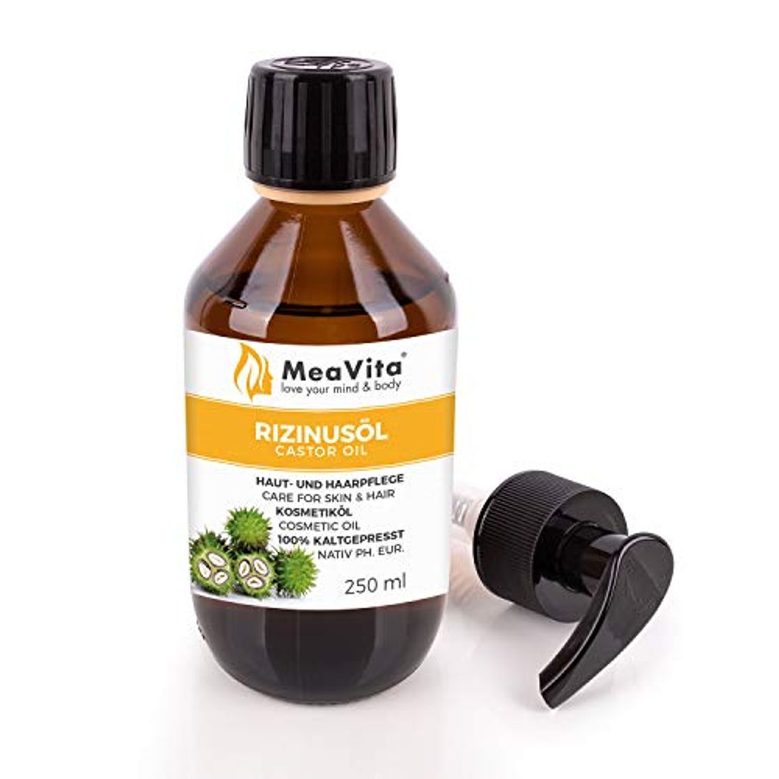 Products MeaVita Aceite De Ricino - 100% Puro Aceite Prensado En Frío, De