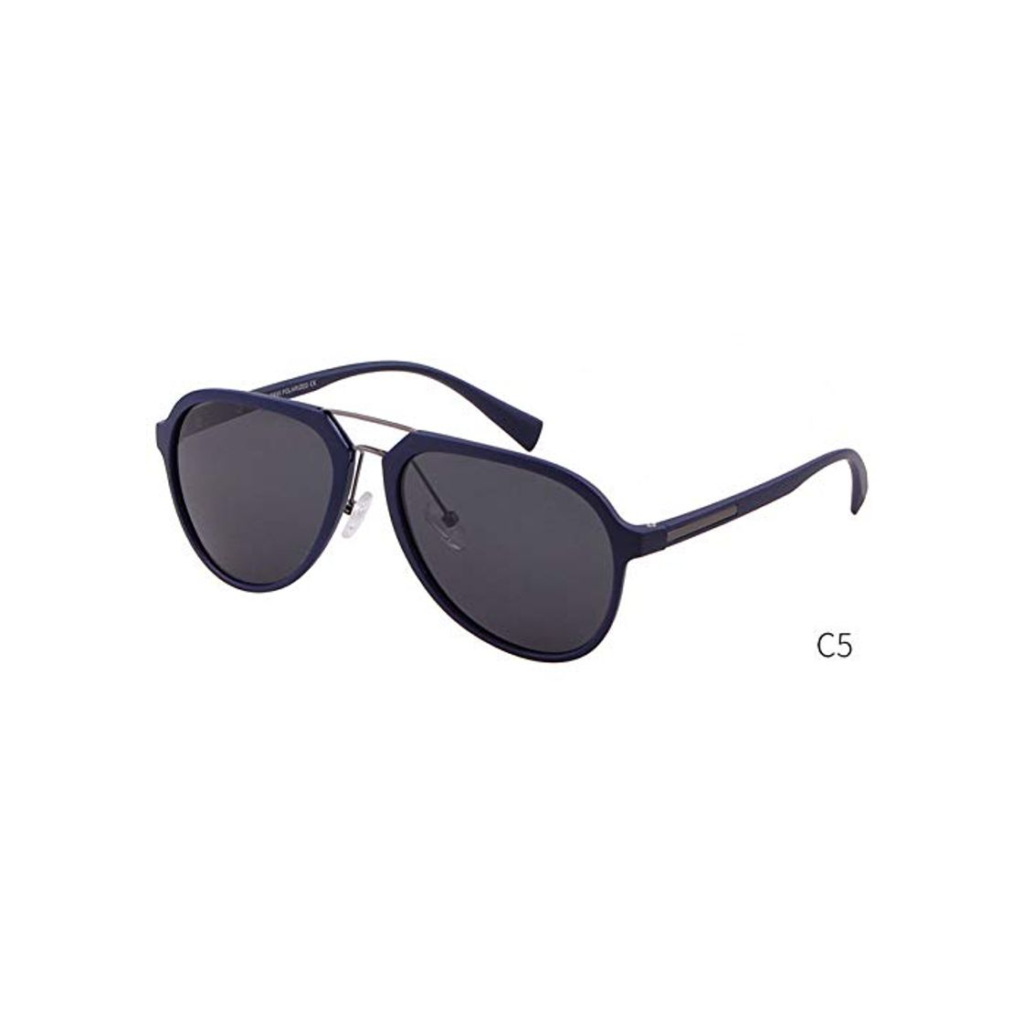 Fashion ZRTYJ Gafas de Sol Ultraligero Gafas de Sol polarizadas Marco de aviación Hombres Diseño de la Marca Negro Mate Desvanecimiento Gafas de Sol de conducción Oculos Masculinos