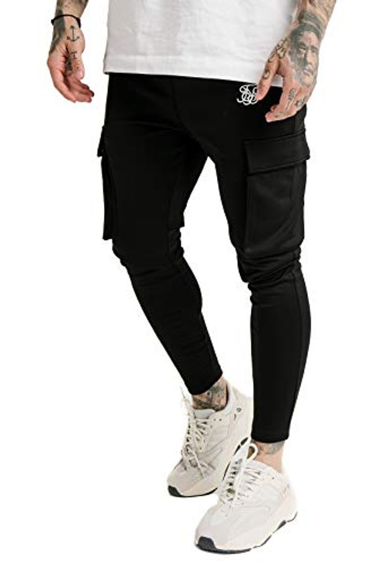 Places Sik Silk SS SS-15510 Poly Athlete Cargo Low Rise Jogger