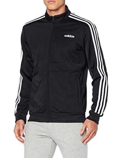 adidas E 3s TT Tric Caqueta con Cremallera, Hombre, Negro