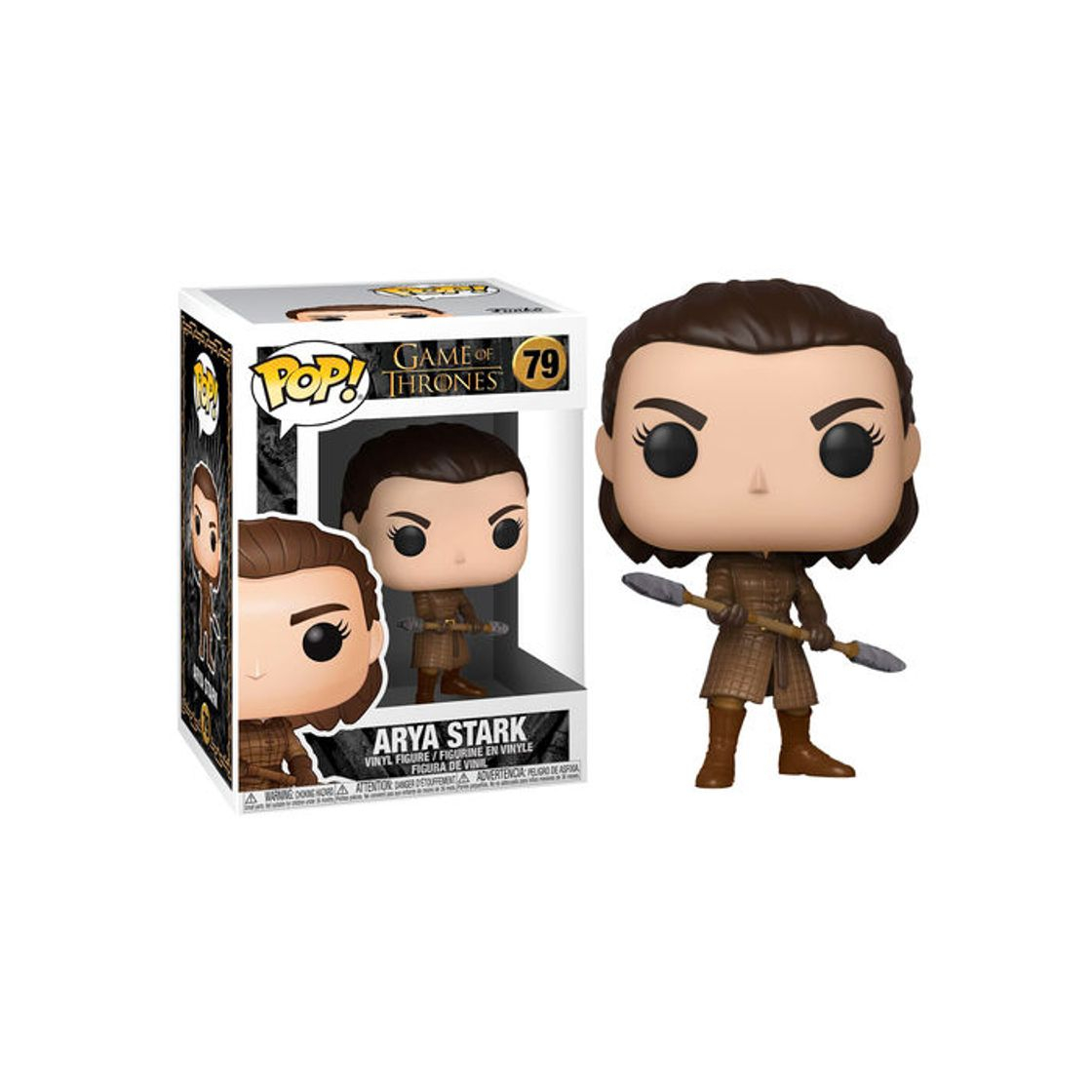 Social Funko Pop TV: Game of Thrones-Arya w/Two Headed Spear Figura Coleccionable, Multicolor