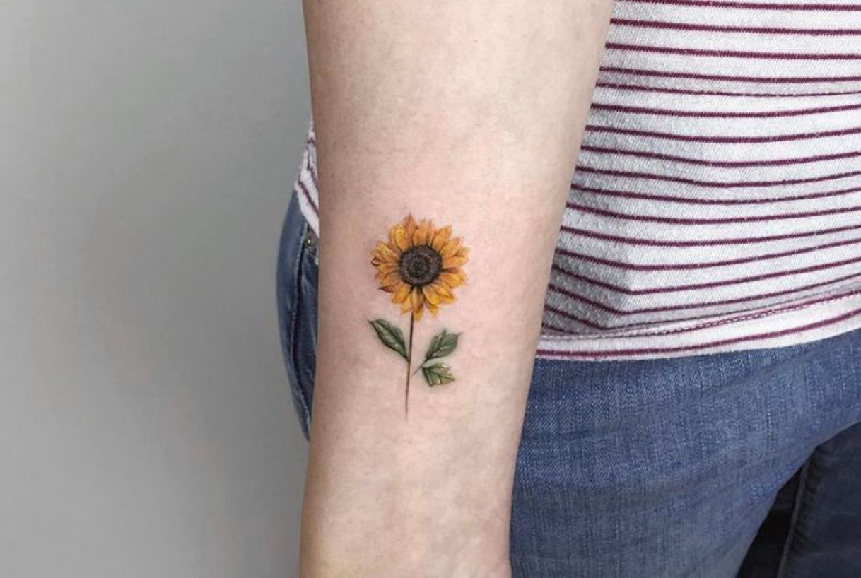 Moda Tatto de girassol 🌻 