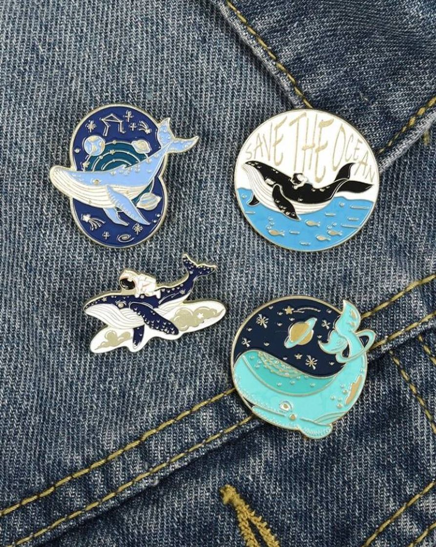 Moda Broches de baleias 🐳