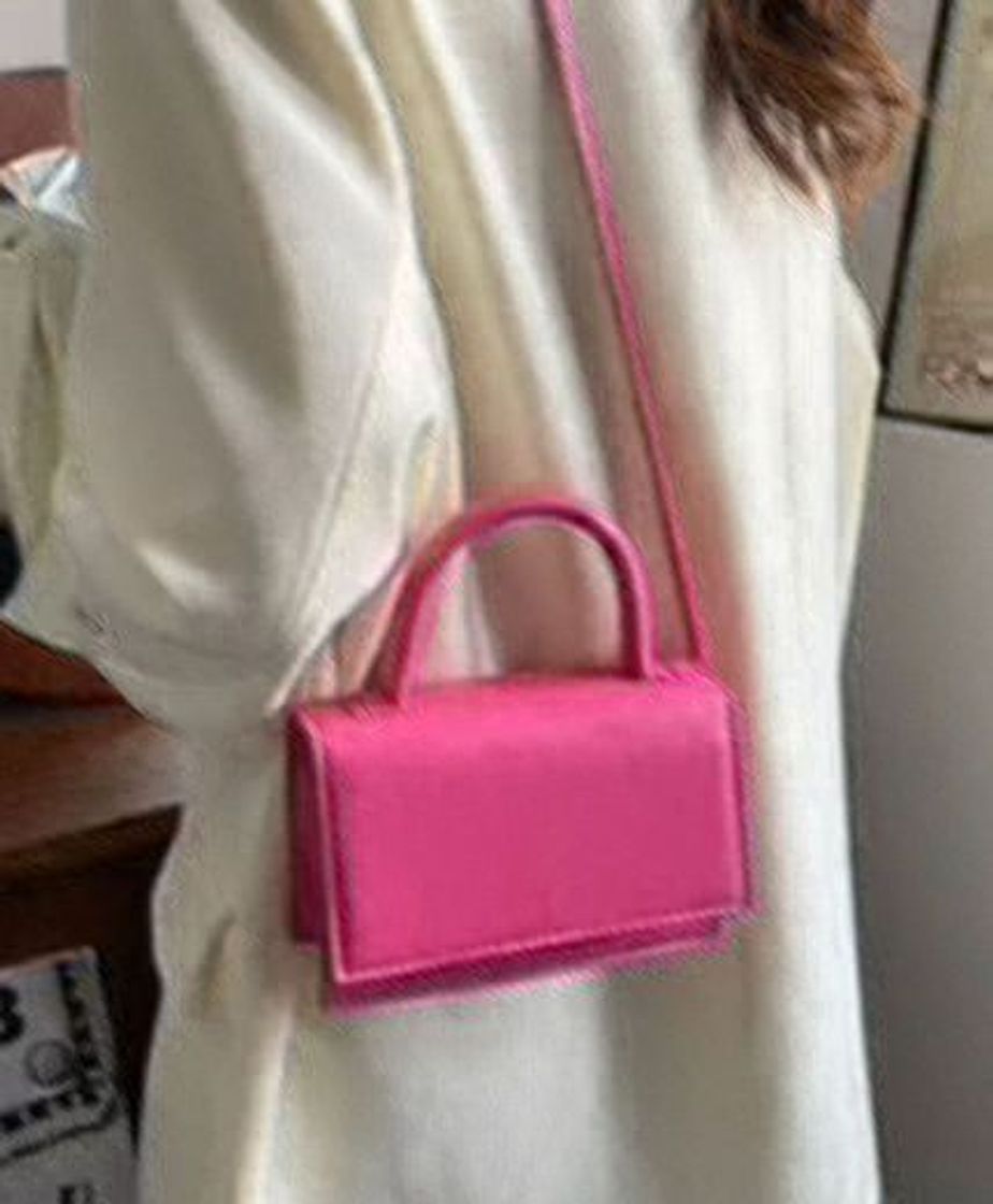 Moda Bolsa rosa estilosa 