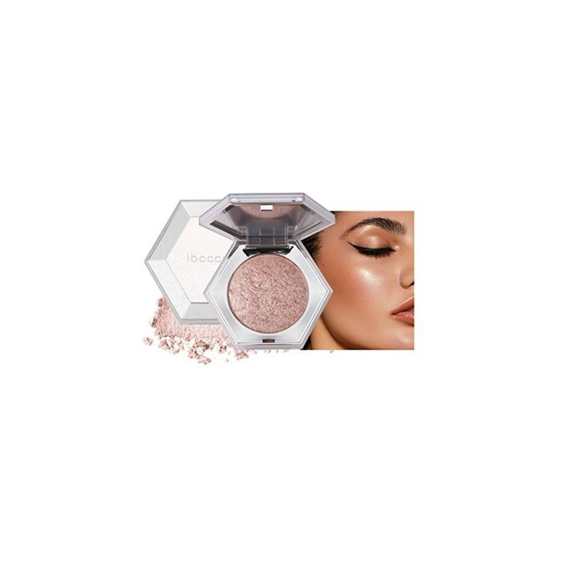 Product Mimore Polvo iluminador Diamante Highlight Paleta de resaltado Resplandor de maquillaje facial