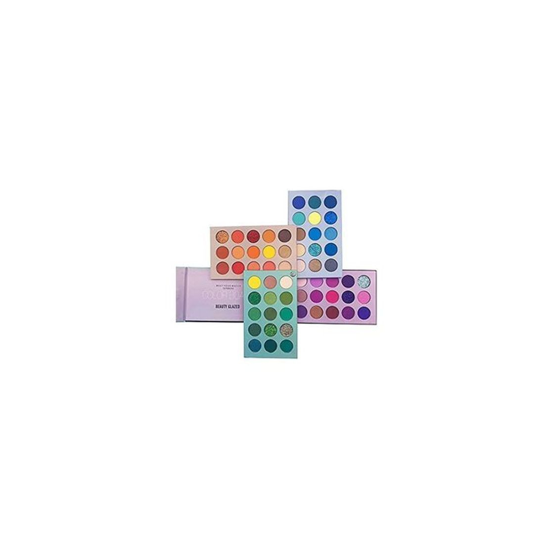 Social Beauty Glazed 60 Color Nuevo maquillaje Paleta de sombras de ojos 4