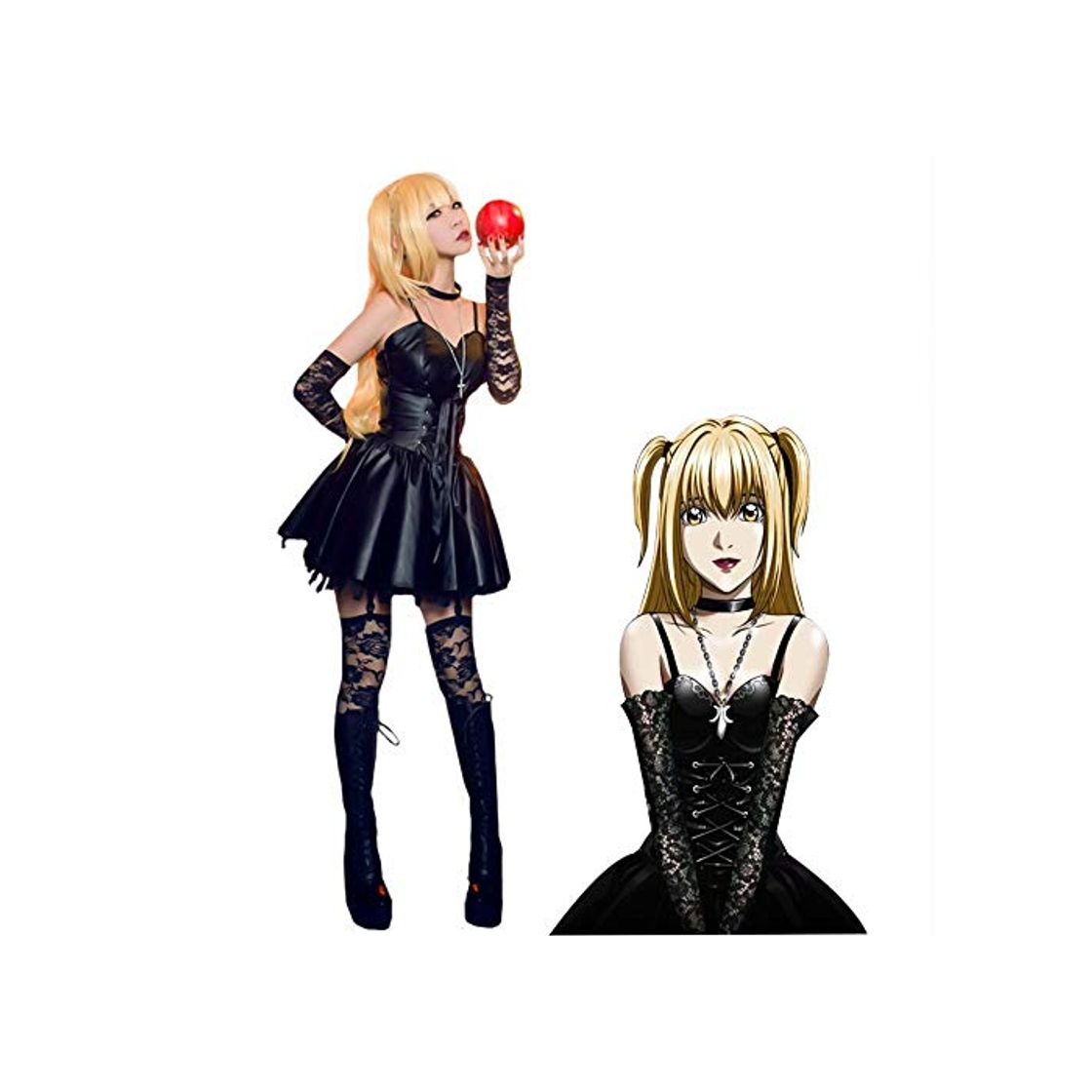 Producto Amane Misa Disfraz Cosplay Anime japonés Death Note Disfraz Cosplay Misa Amane