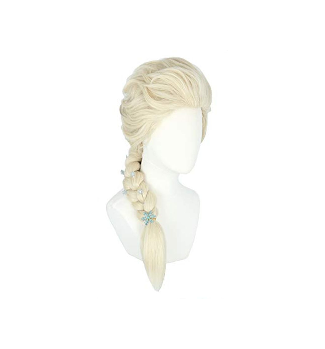 Product Topcosplay Peluca Elsa para Mujeres y Niñas