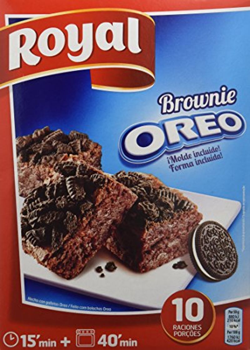 Productos Royal Brownie Con Oreo - Paquete de 6 x 62.50 gr -