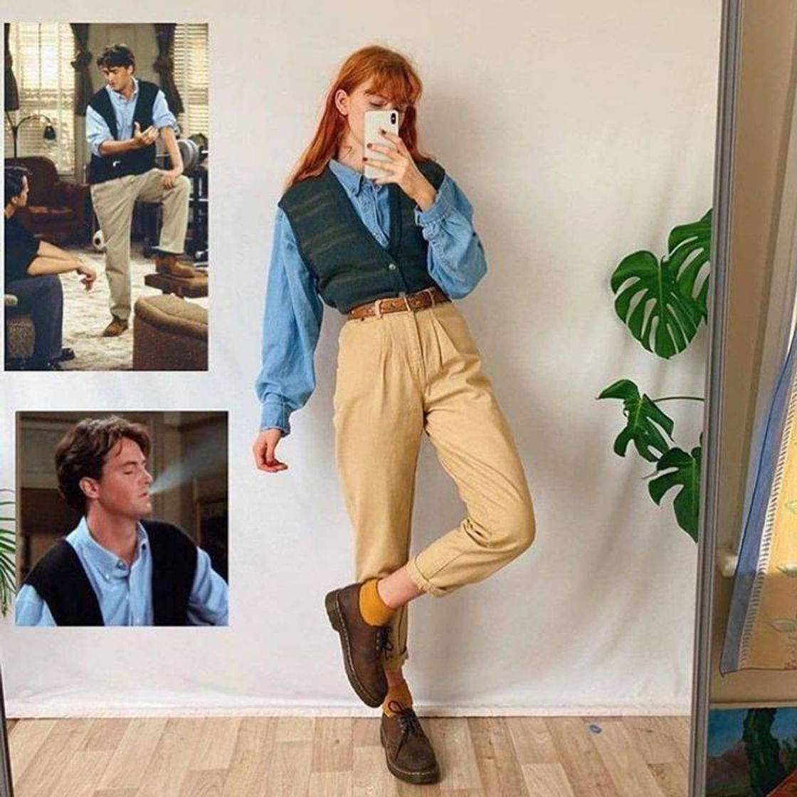 Moda Look inspirado no Chandler Bing-Friends