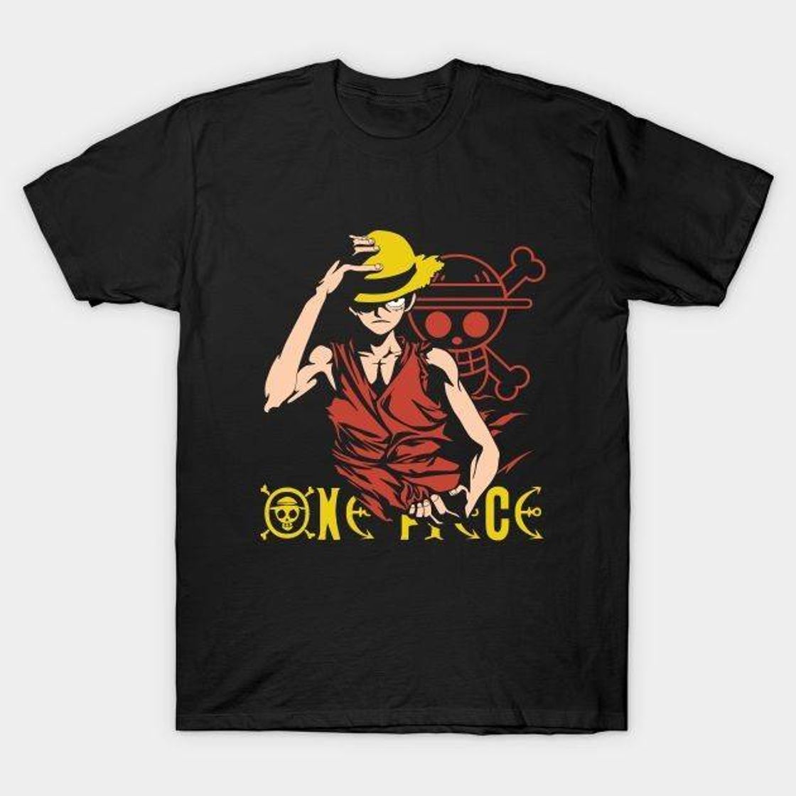 Fashion Camiseta Luffy One piece