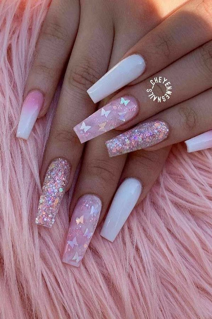Social Uñas butterfly