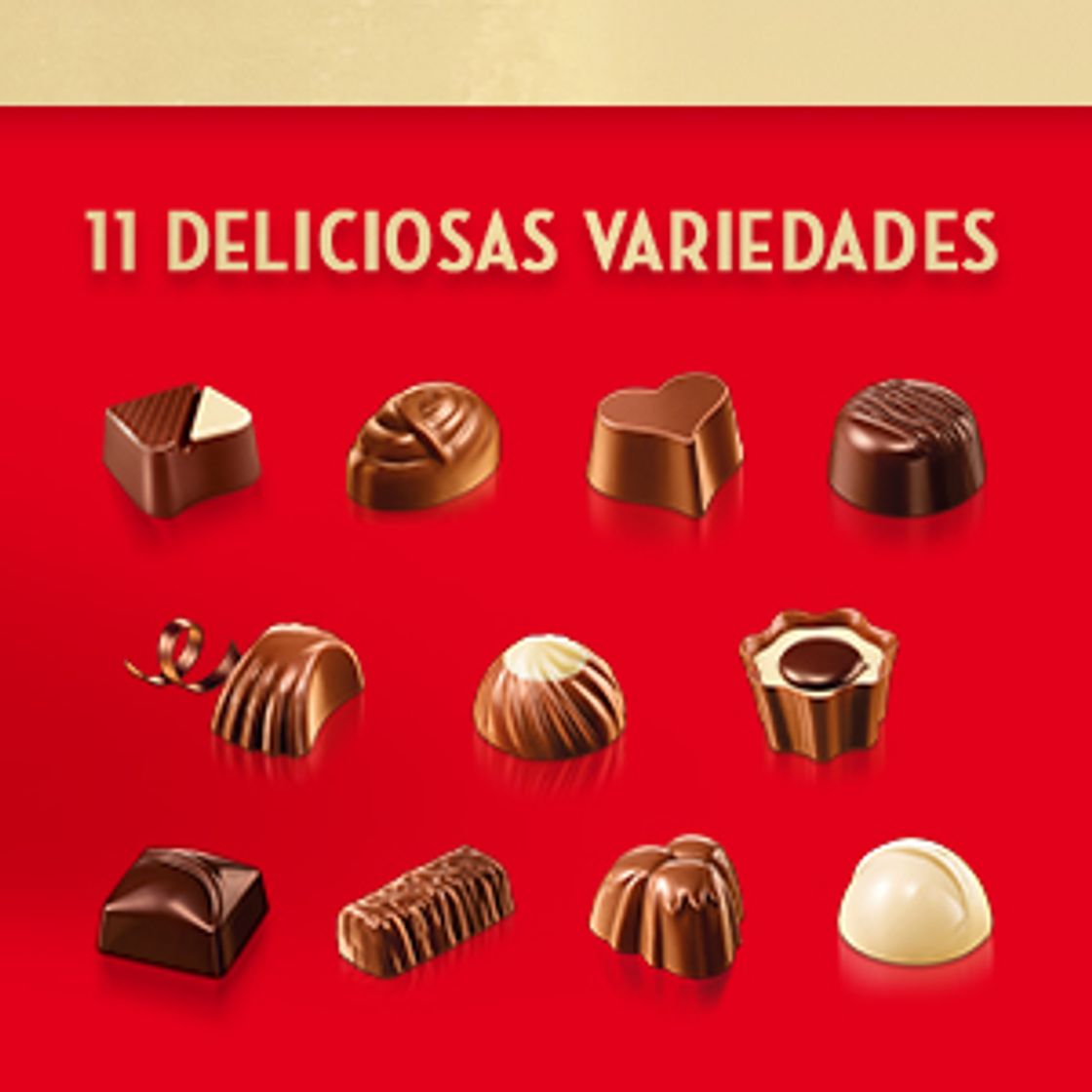 Product NESTLÉ CAJA ROJA Bombones de Chocolate - Paquete 2 x 800 gr