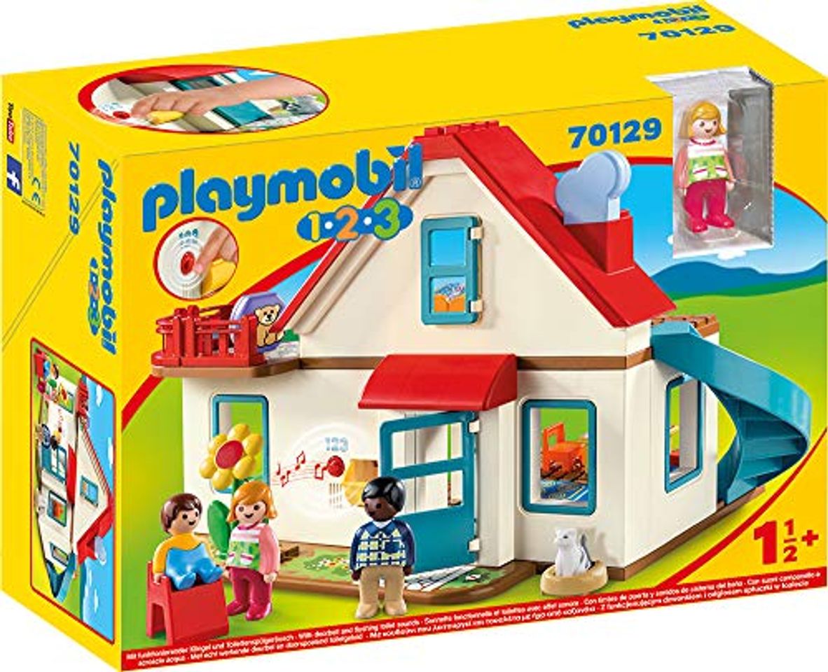 Products PLAYMOBIL 1.2.3 Casa, con Timbre Real y Efecto de Sonido, A partir