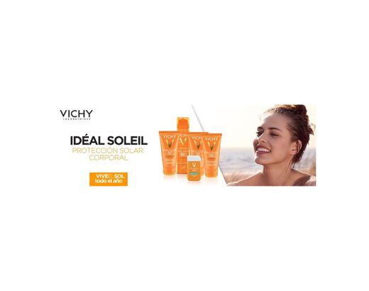 Vichy Ideal Soleil Protector Solar BB Toque Seco Fluido con Color FPS