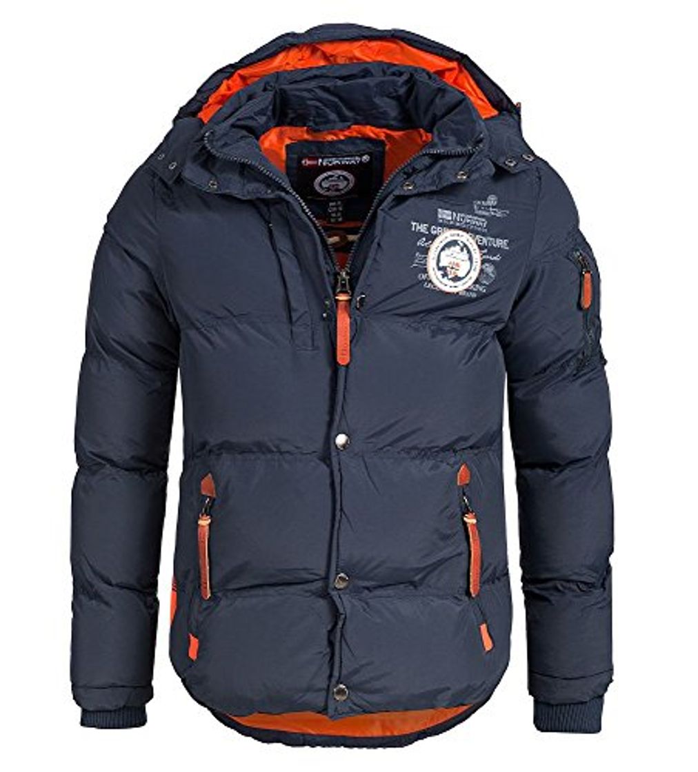 Fashion Geographical Norway - Chaqueta acolchada de invierno para hombre