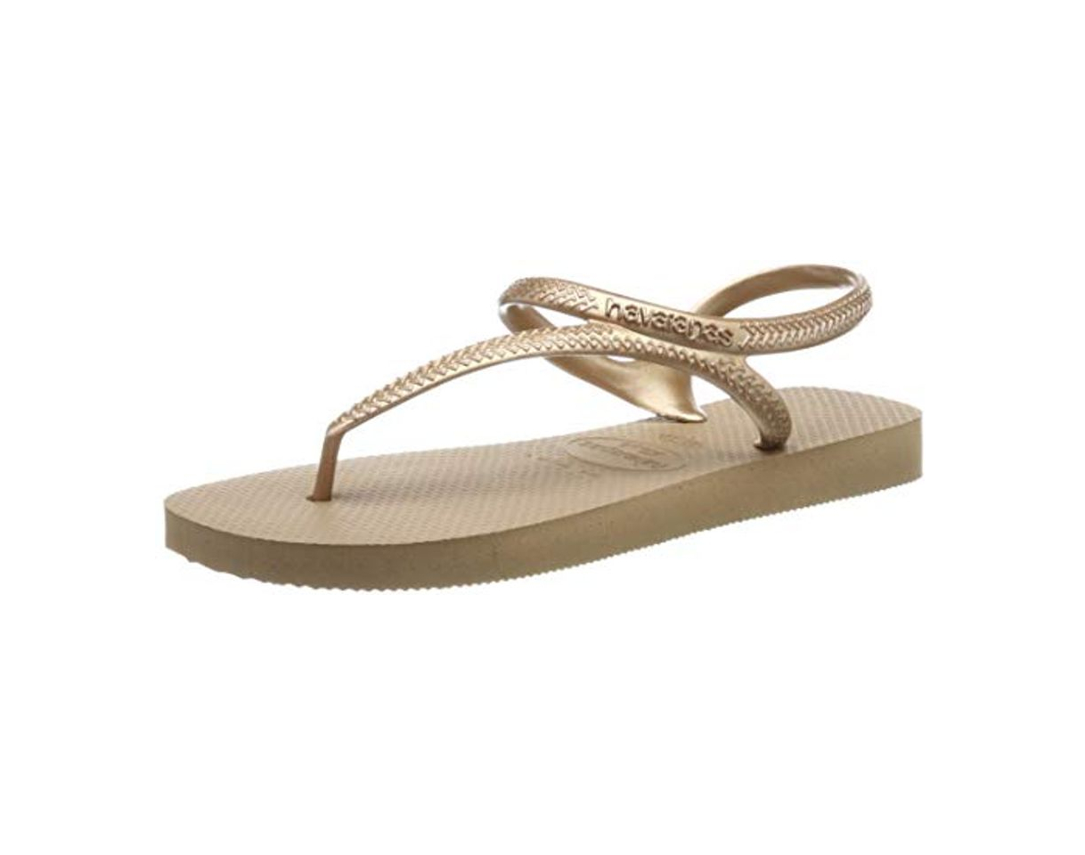 Social Havaianas Flash Urban, Sandalias para Mujer, Dorado