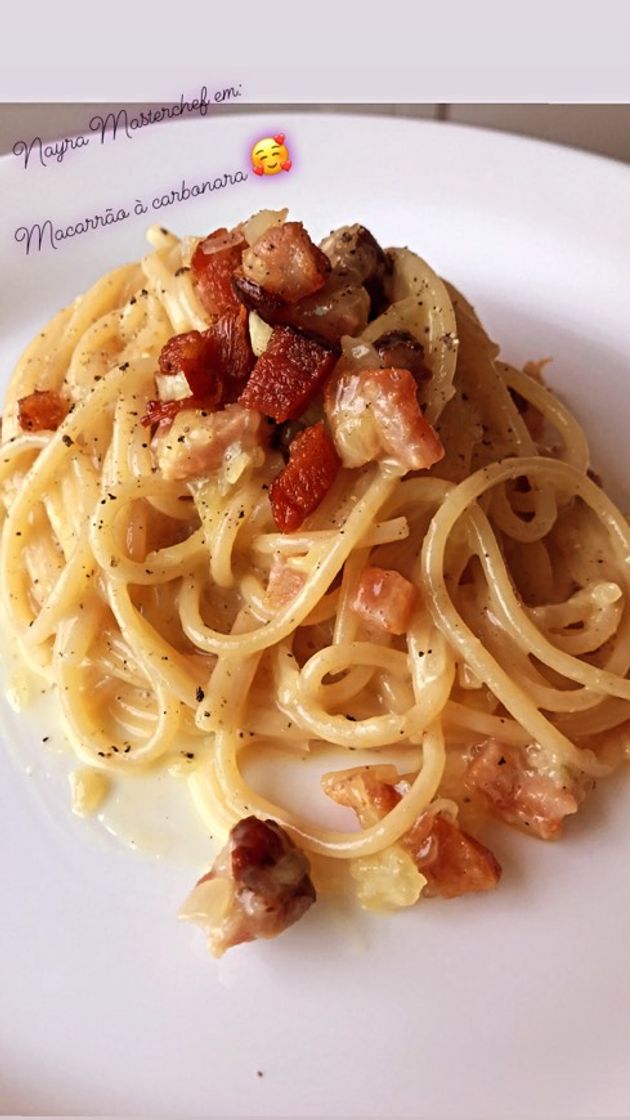 Moda Macarrão à carbonara - TudoGostoso