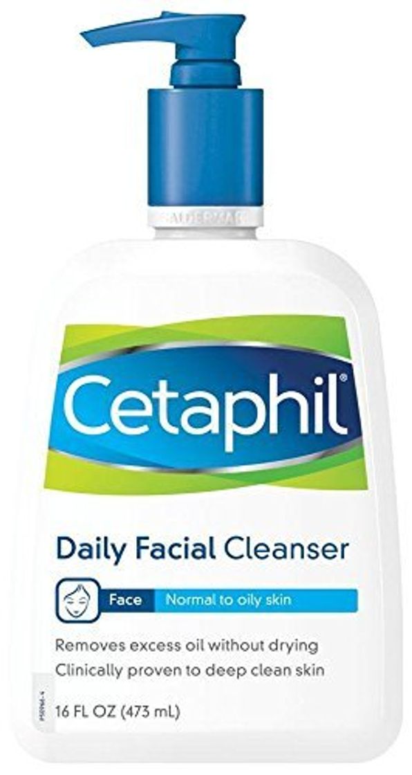 Belleza Cetaphil Limpiador facial para pieles normales y grasas 470 ml