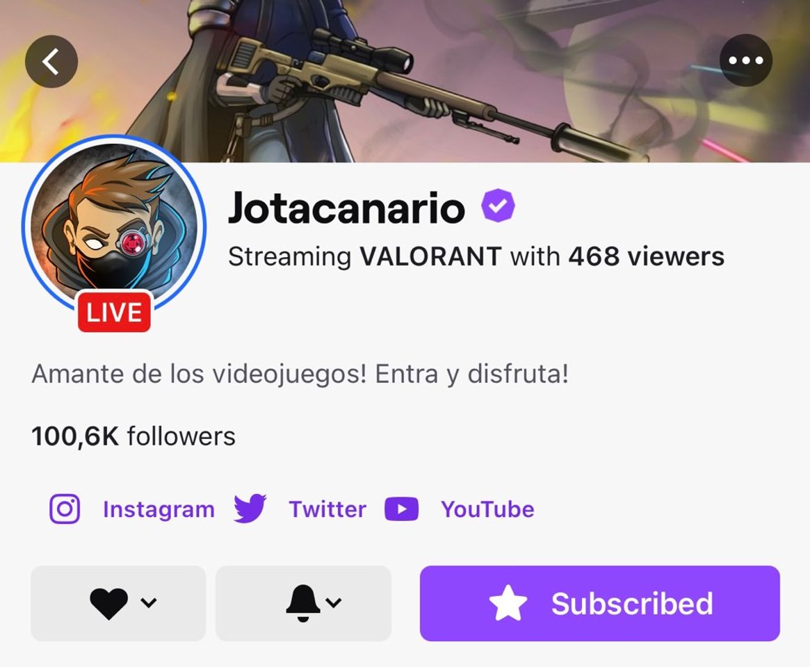 Moda Jotacanario - Twitch