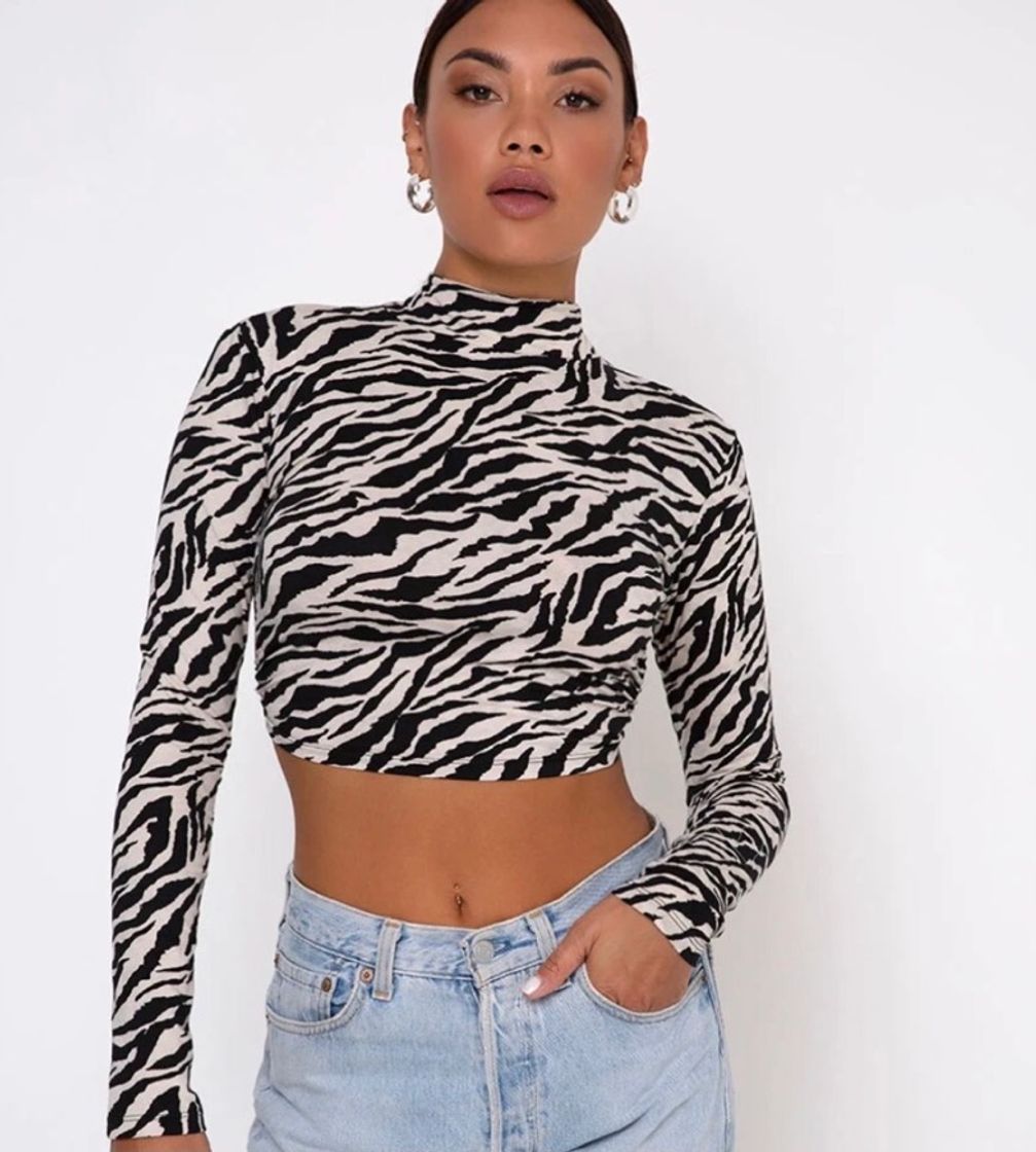 Moda Camiseta Zebra 