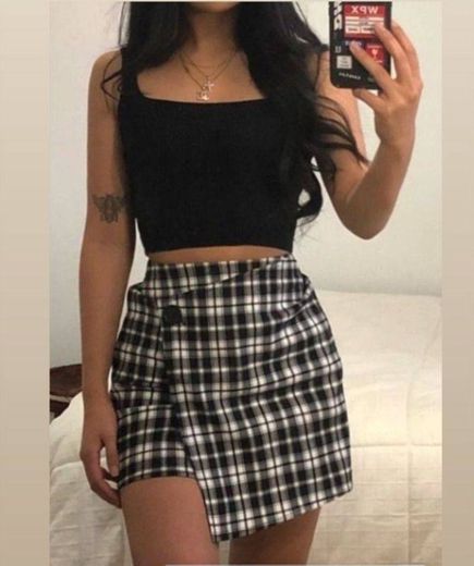 Look com mini saia >>>❤️