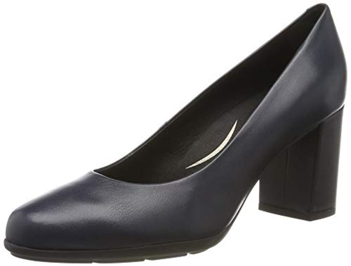 Social Geox D New ANNYA A, Zapatos de Tacón Mujer, Azul