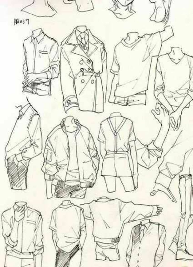 Moda Sketch de roupas 