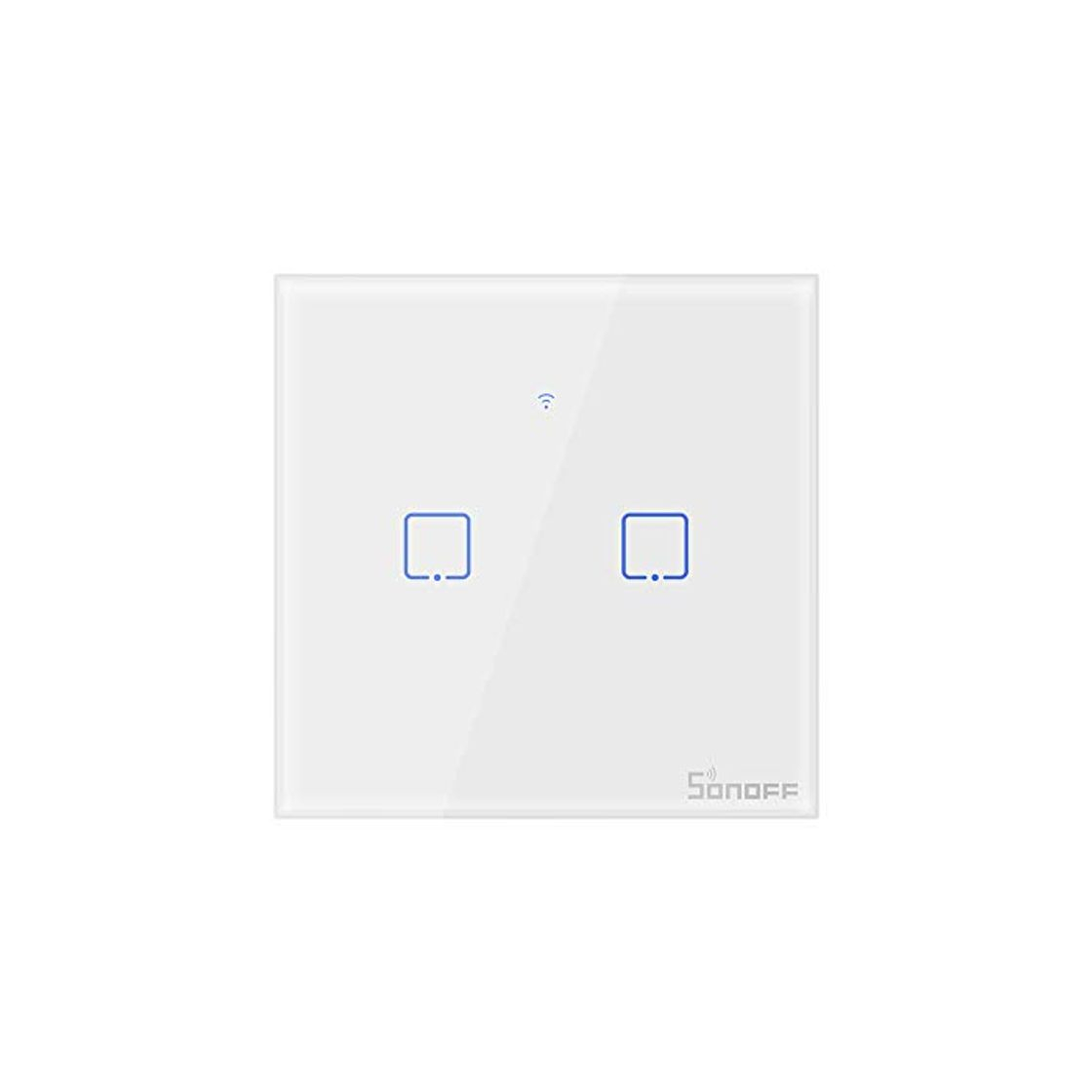 Productos SONOFF T0EU2C Interruptor Mural para Luces Inalámbrico Wi-Fi Inteligente