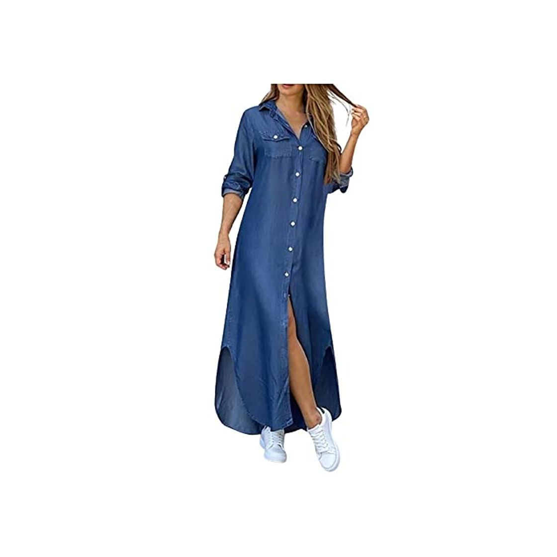 Moda Rouped Vestido Camisero Mujer