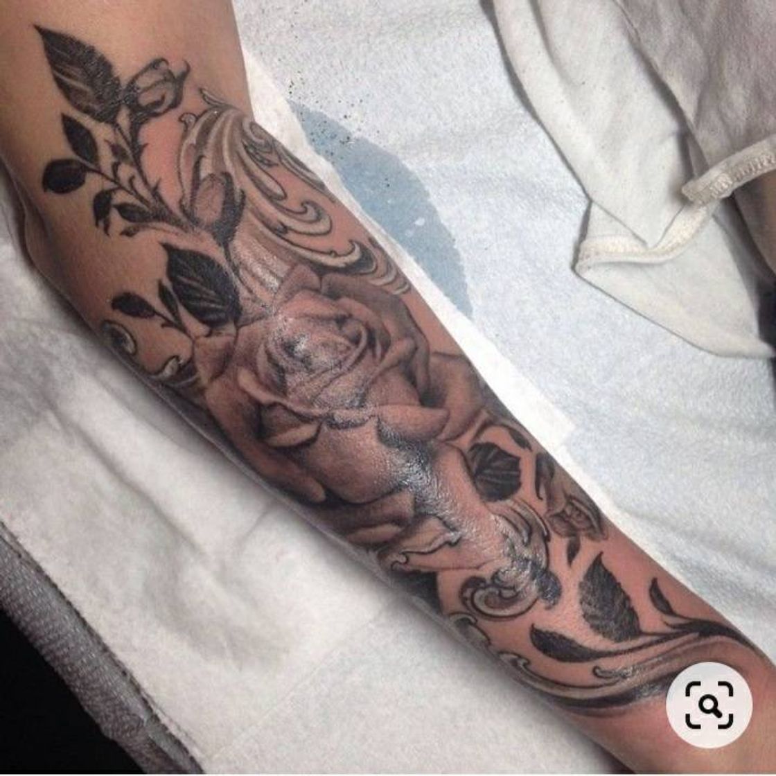 Fashion Tatoo roses🃏♠️