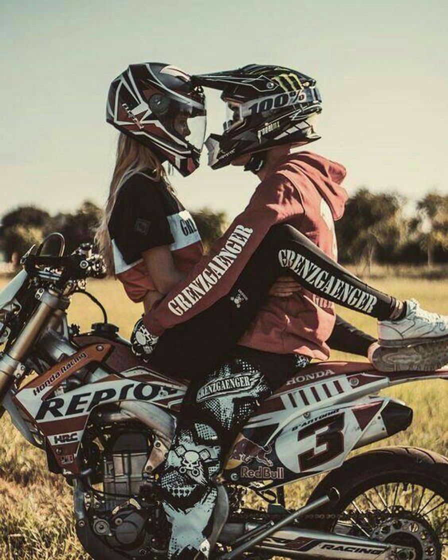 Fashion casal motocross