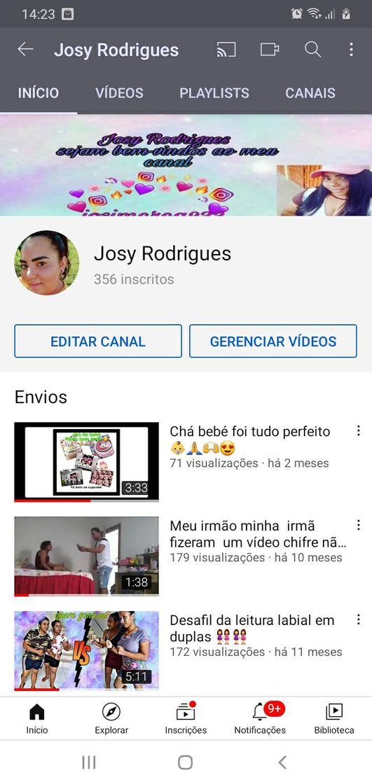 Social Segue lá no meu canal gente e vou retribuir a todos