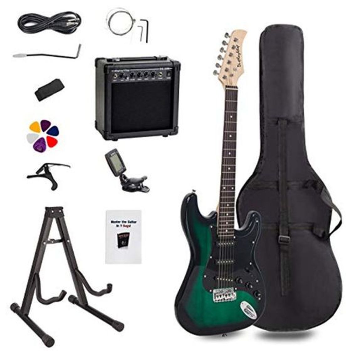 Producto Display4top - Kit de guitarra eléctrica de tamaño completo para principiantes