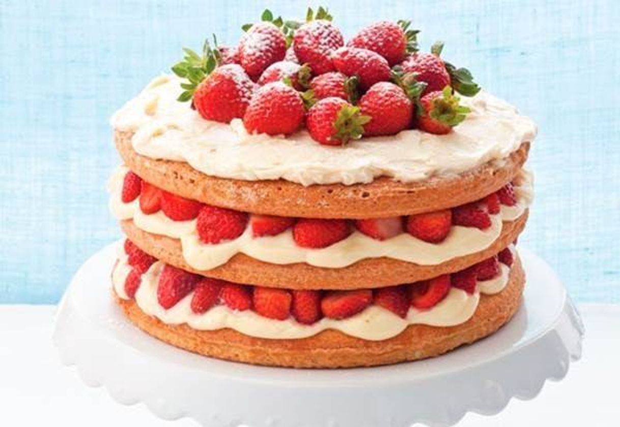 Social Bolo de morango