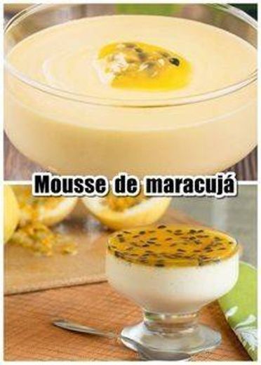 Mousse de maracujá 