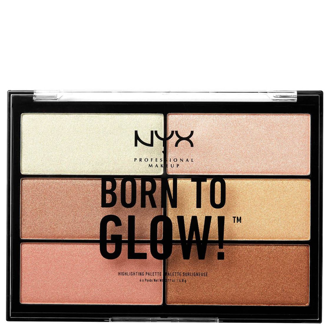 Moda Paletas de iluminadores born to glow highlighting palette