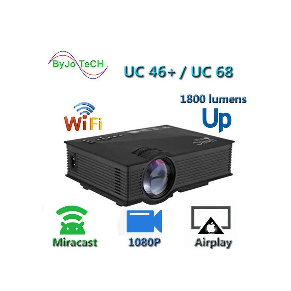 Productos Mini Projetor Uc46 Hdmi 130 Polegadas P