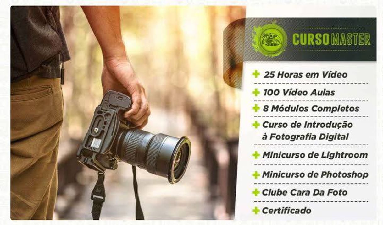 Product O Curso de Fotografia Online foi desenvolvido para que você