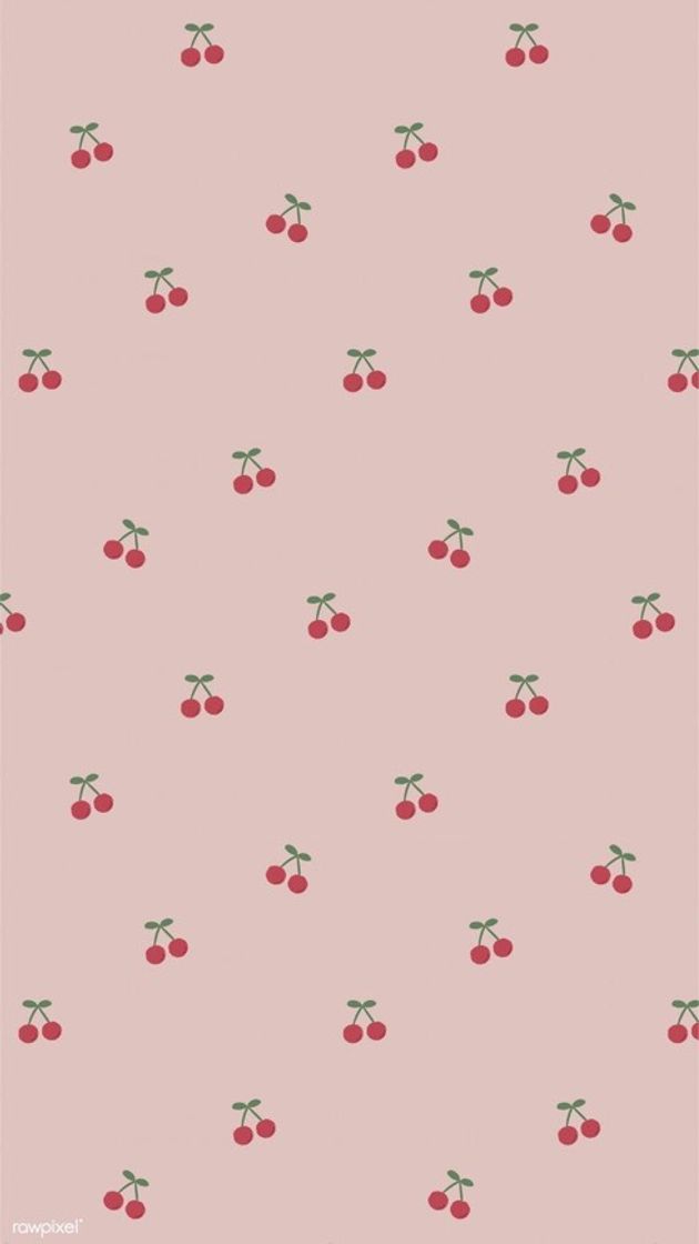 Fashion cherry 🍒 wallpaper🤍🐚☁️