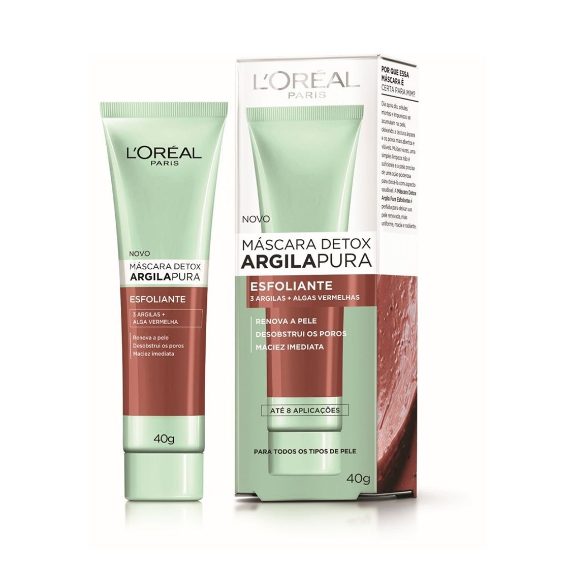 Moda Máscara de argila pura - Loreal