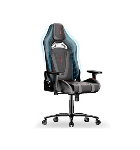 mfavour Silla Gaming Eslabón giratorio ergonómico Silla Gamer con diseño de carreras