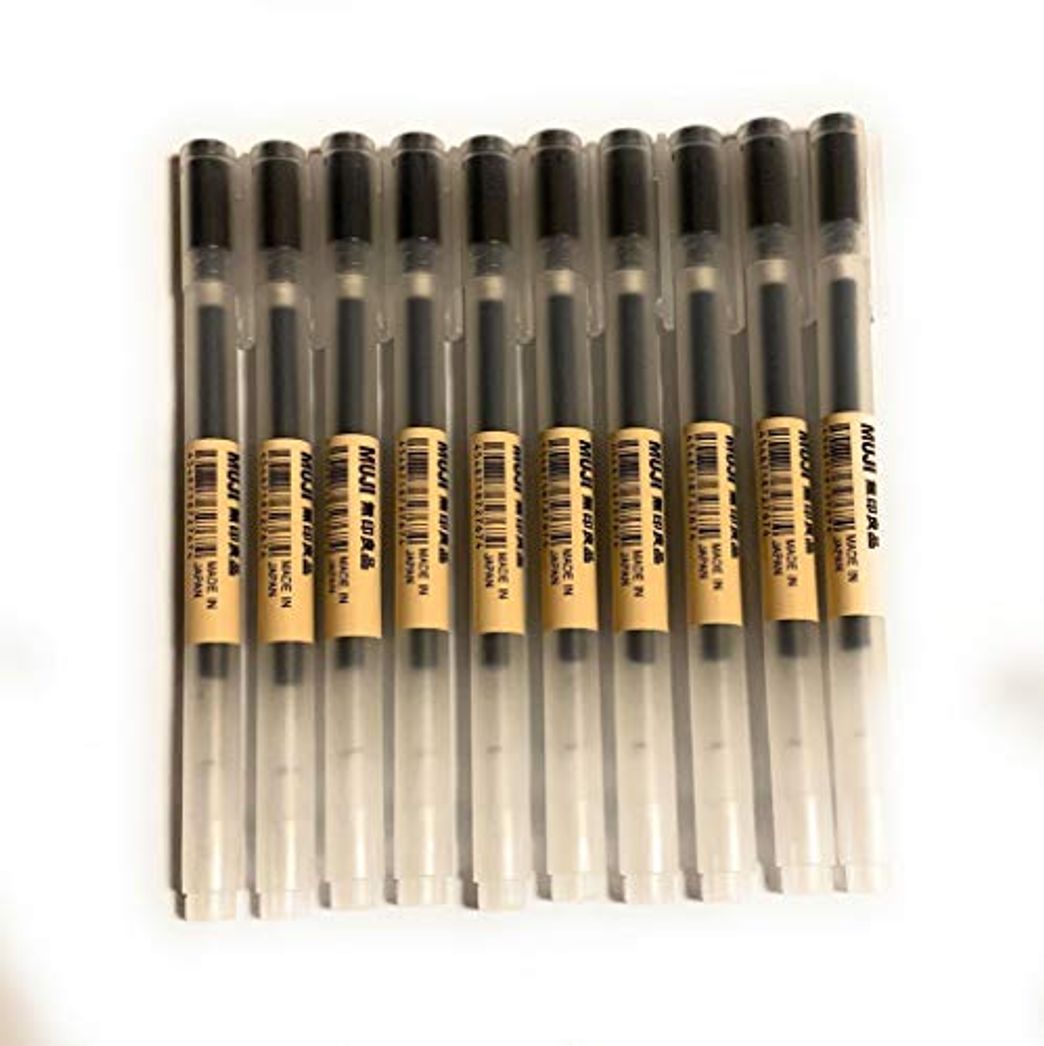 Productos Bolígrafo MoMa MUJI de tinta de gel, 0,38 mm, color negro